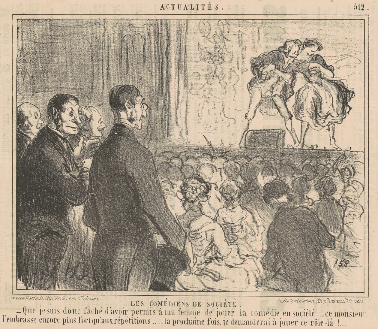 De sociala komikerna av Honoré Daumier
