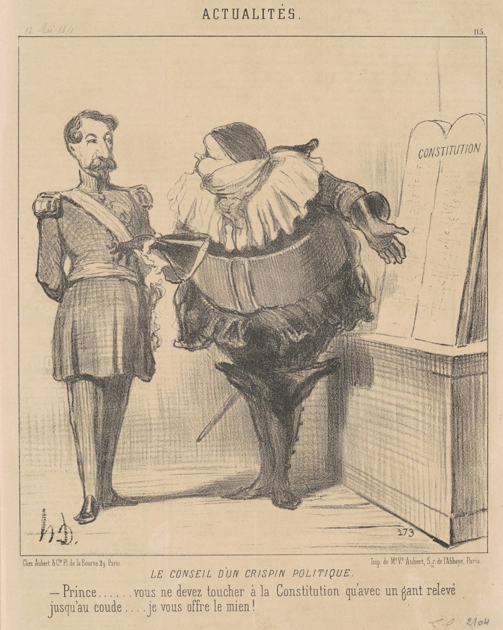 De politiska fjantarna av Honoré Daumier