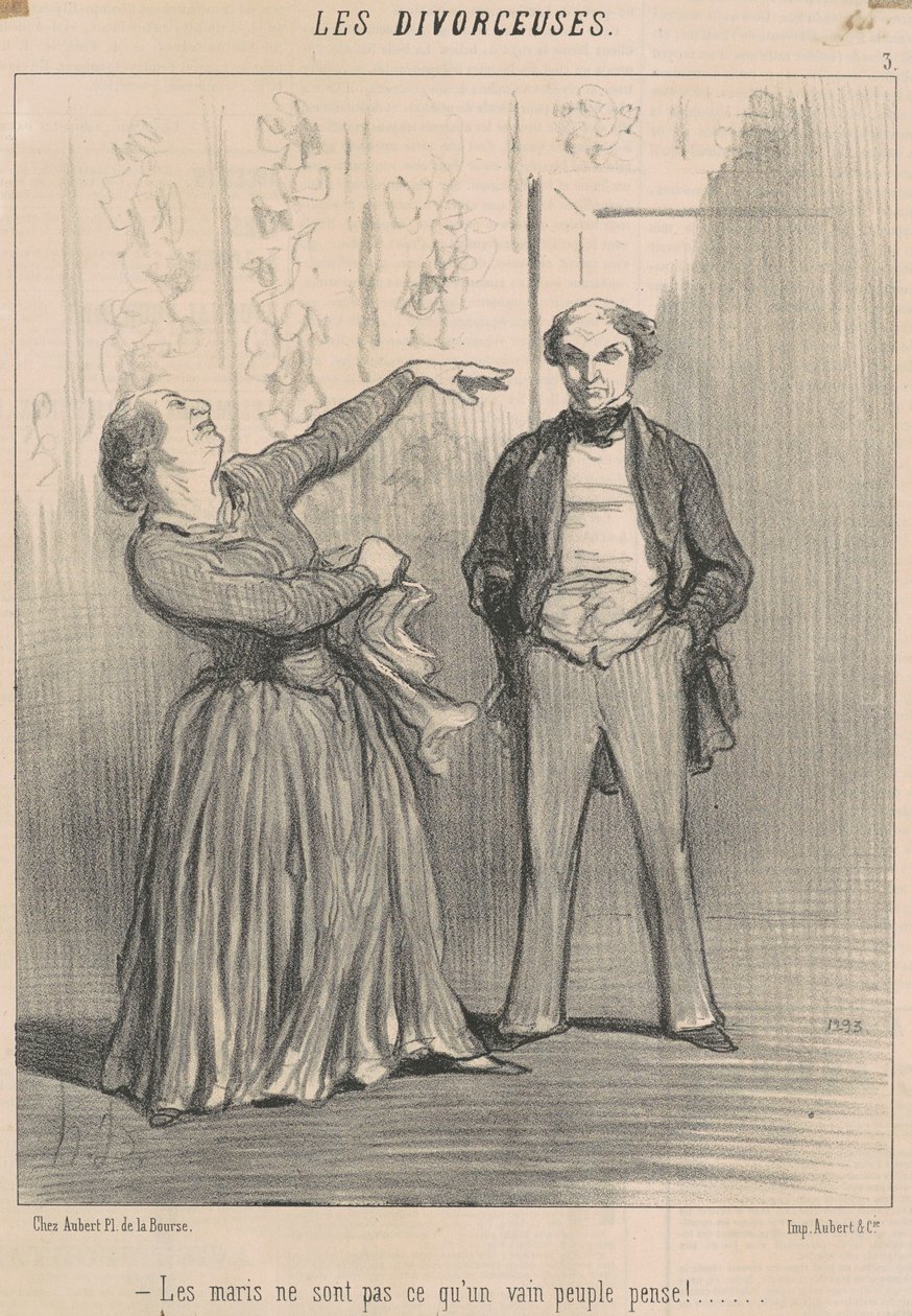 Makar är inte vad ett fåfängt folk tror! av Honoré Daumier