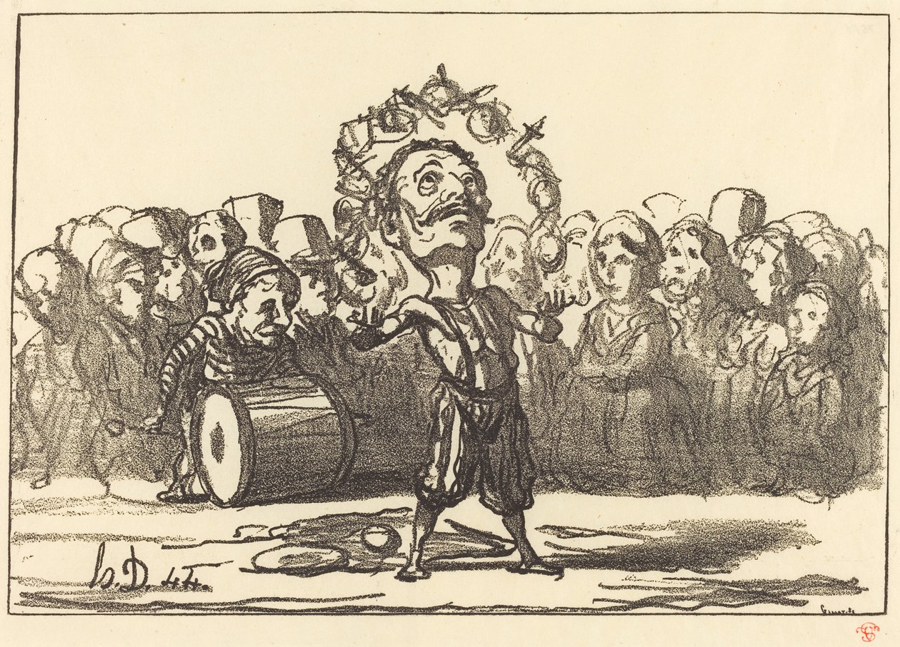 Bergsbankarna av Honoré Daumier