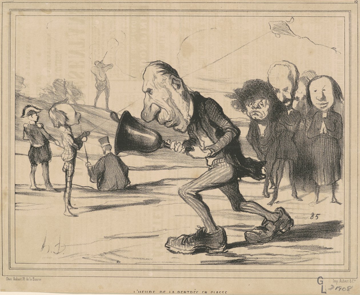 Tillbaka till skoltiden av Honoré Daumier