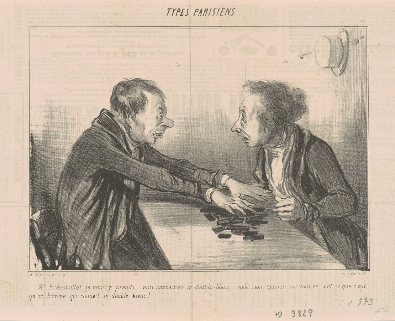 Herr Frémouillot jag tar dig dit, du vet... av Honoré Daumier