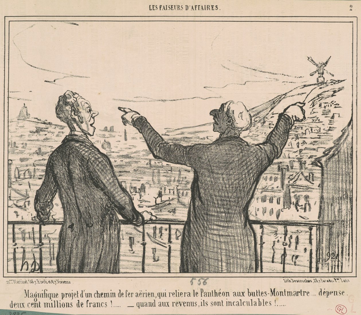 Underbart projekt... av Honoré Daumier