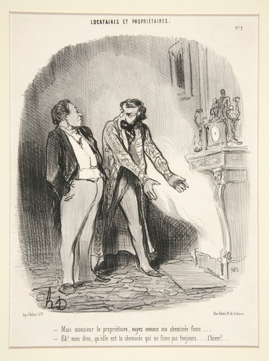 Men herr ägare av Honoré Daumier