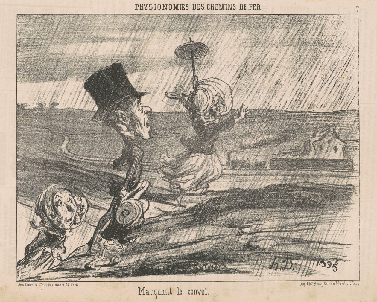 Saknar konvojen av Honoré Daumier