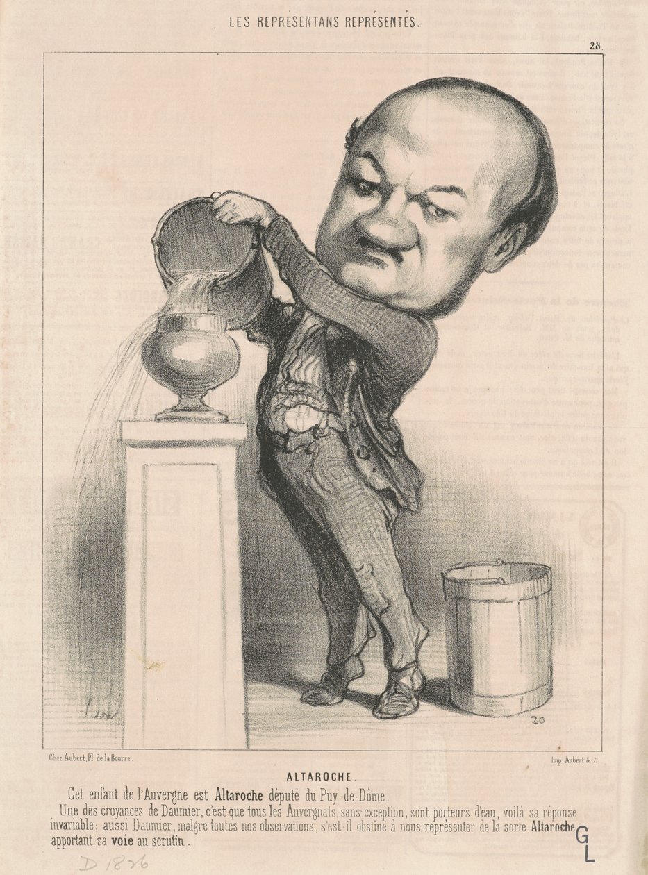Marie Michel Altaroche av Honoré Daumier