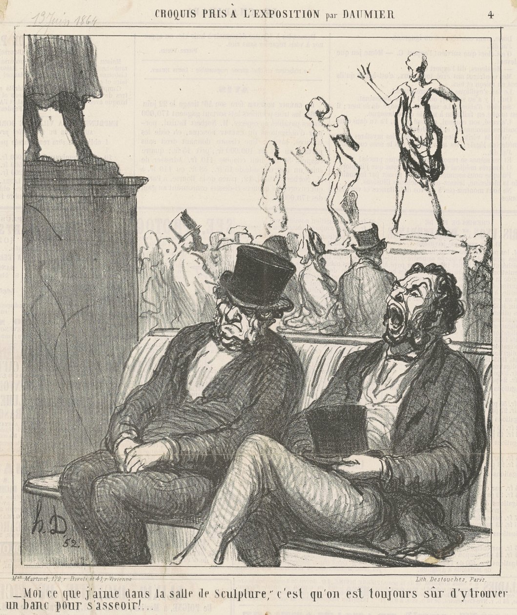 Jag vad jag gillar i skulpturrummet... av Honoré Daumier