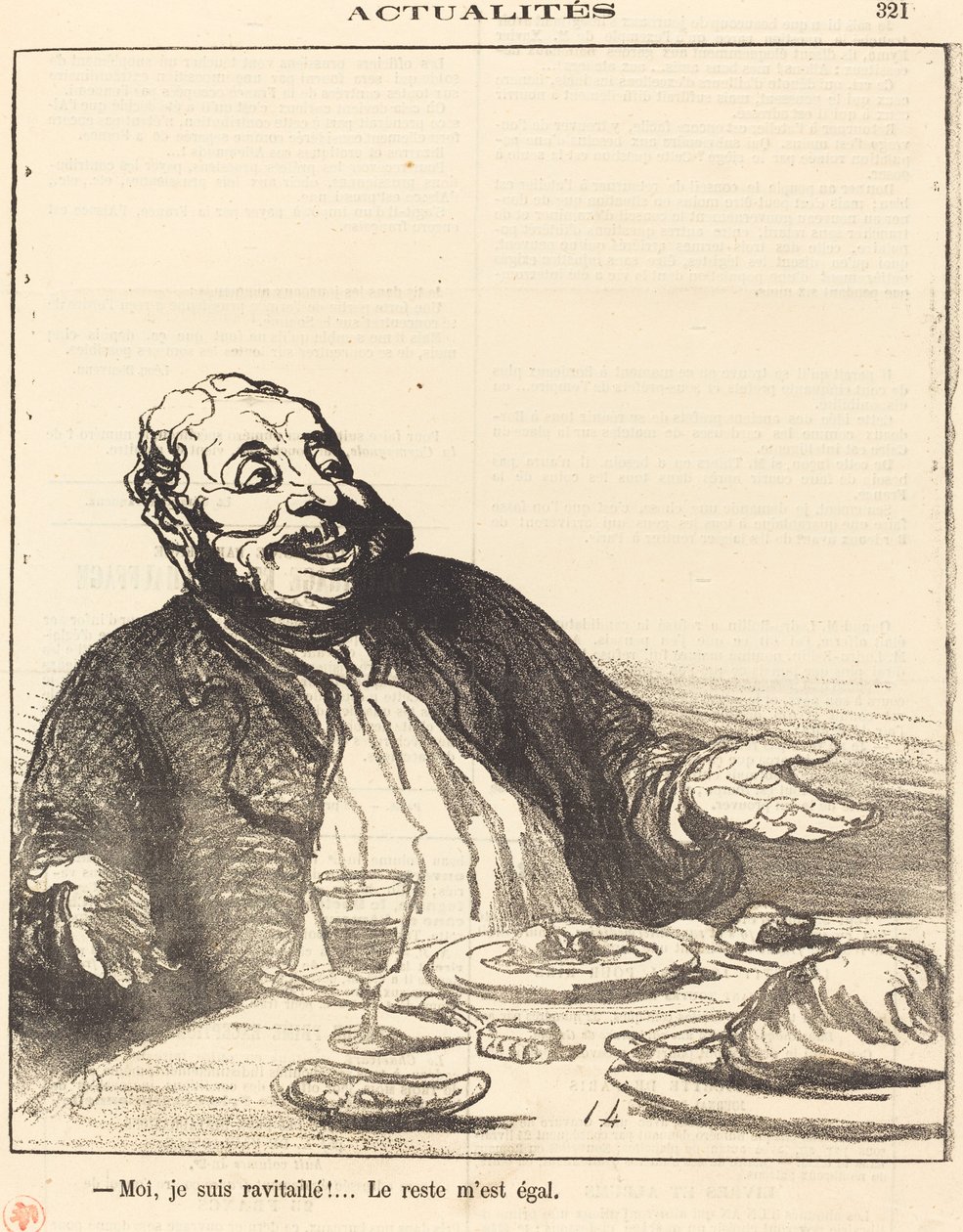 Jag är försedd!... av Honoré Daumier