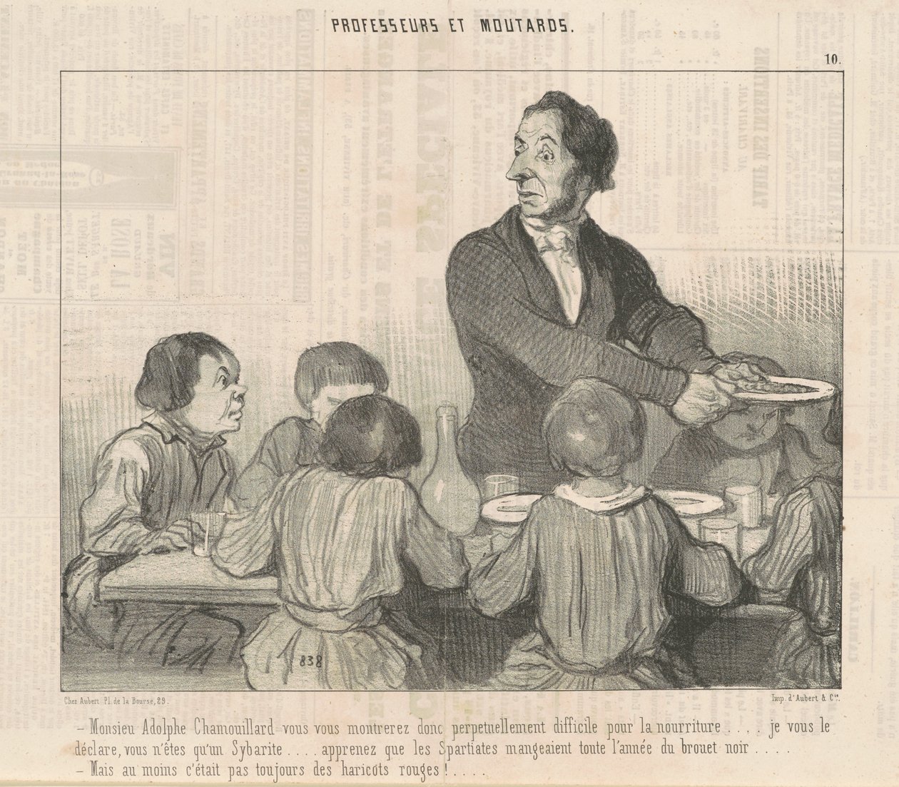 Herr Adolphe Chamouillard, du kommer därför att visa dig... av Honoré Daumier