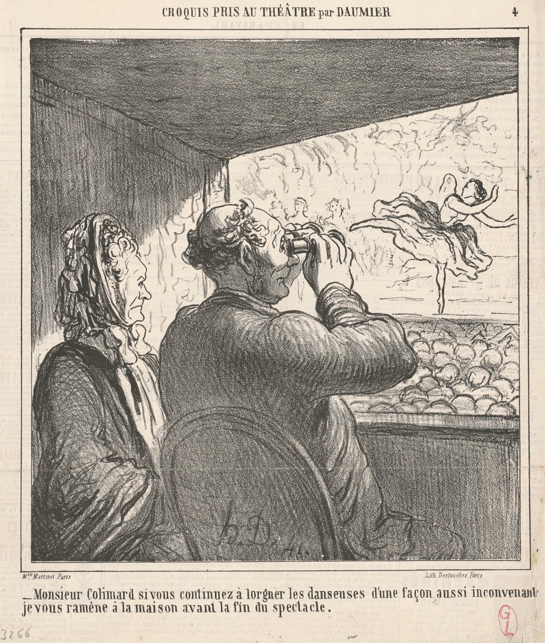 Mr. Colimard om du fortsätter... av Honoré Daumier