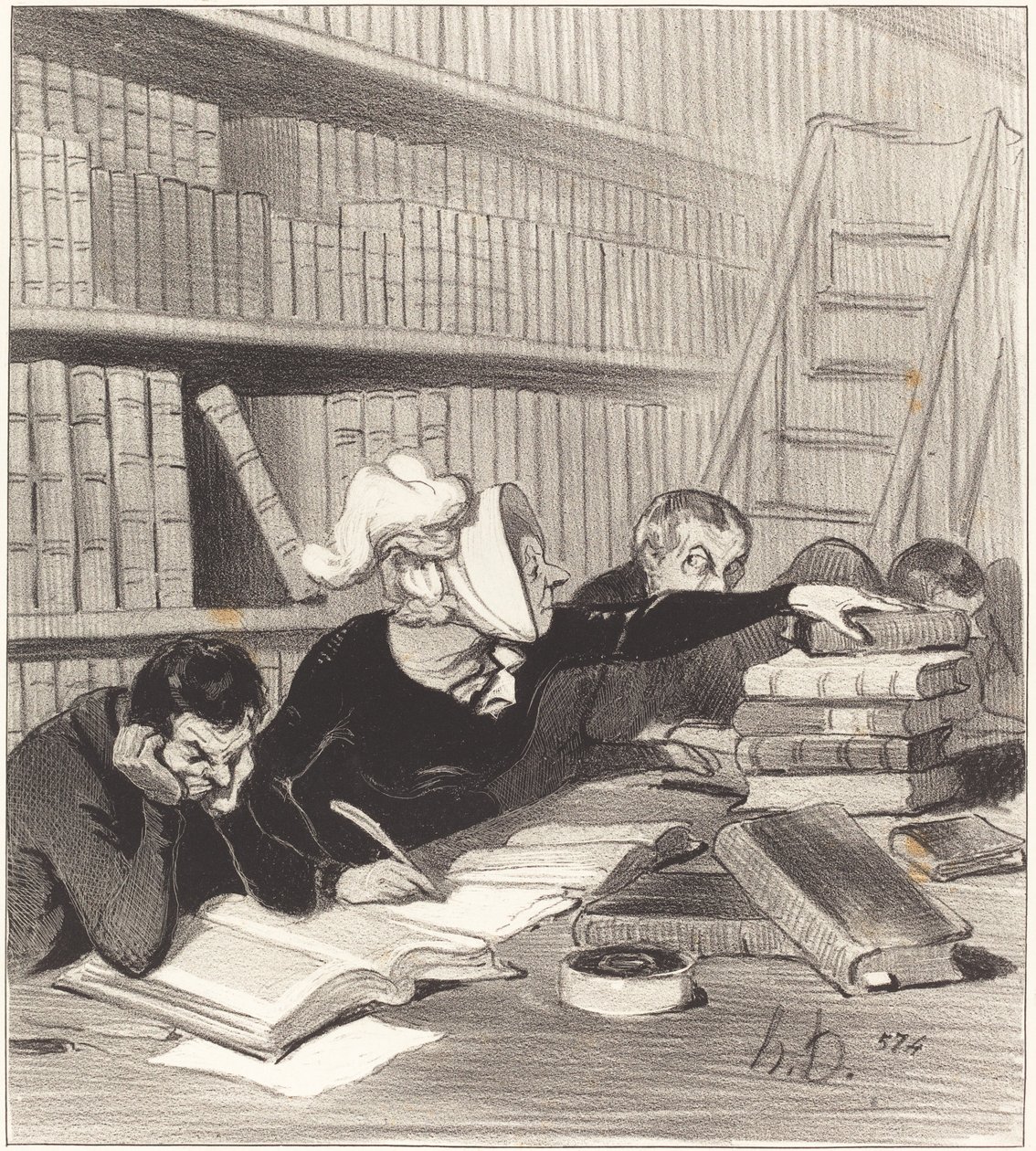 Sir, förlåt om jag stör dig lite... av Honoré Daumier