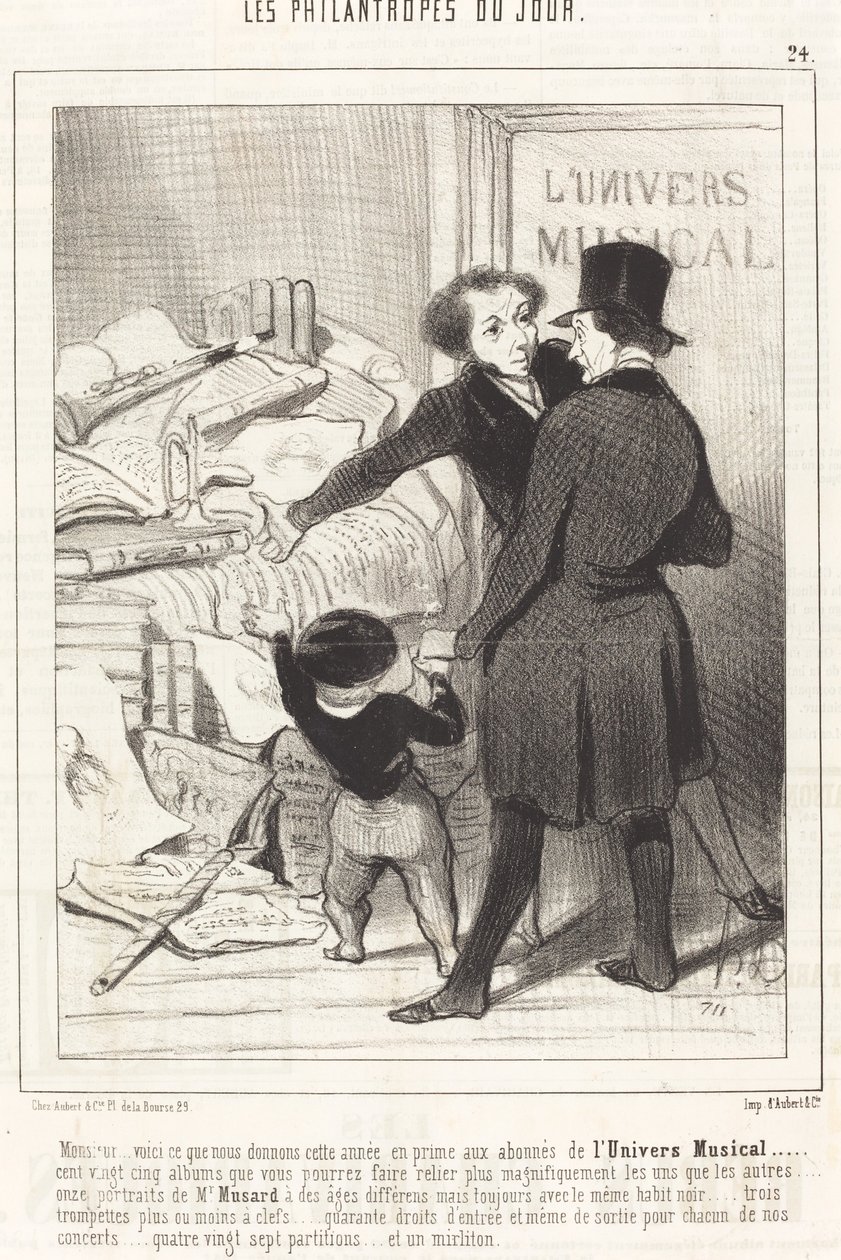 Sir...här är vad vi ger...som en bonus... av Honoré Daumier