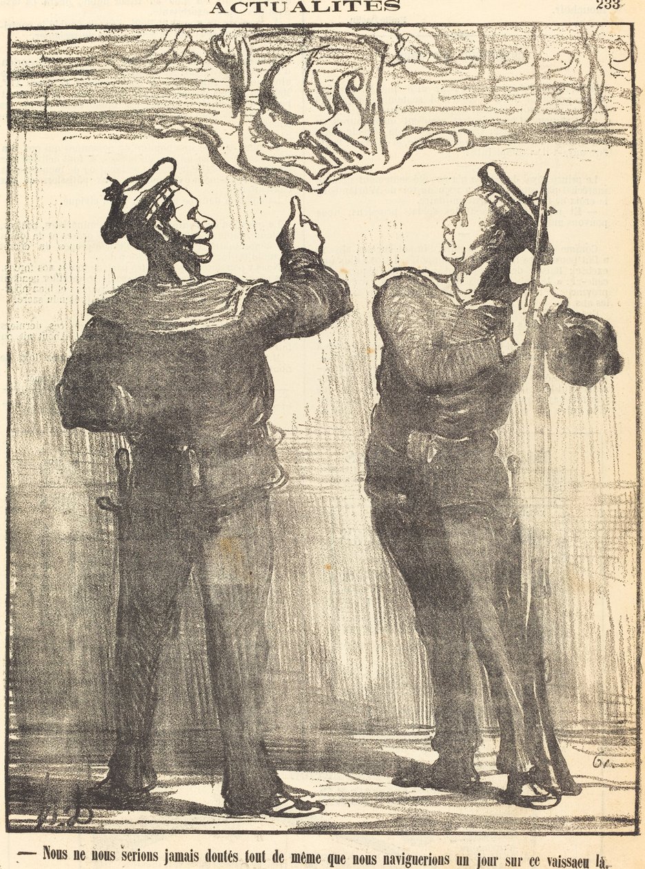 Vi skulle aldrig ha gissat... av Honoré Daumier