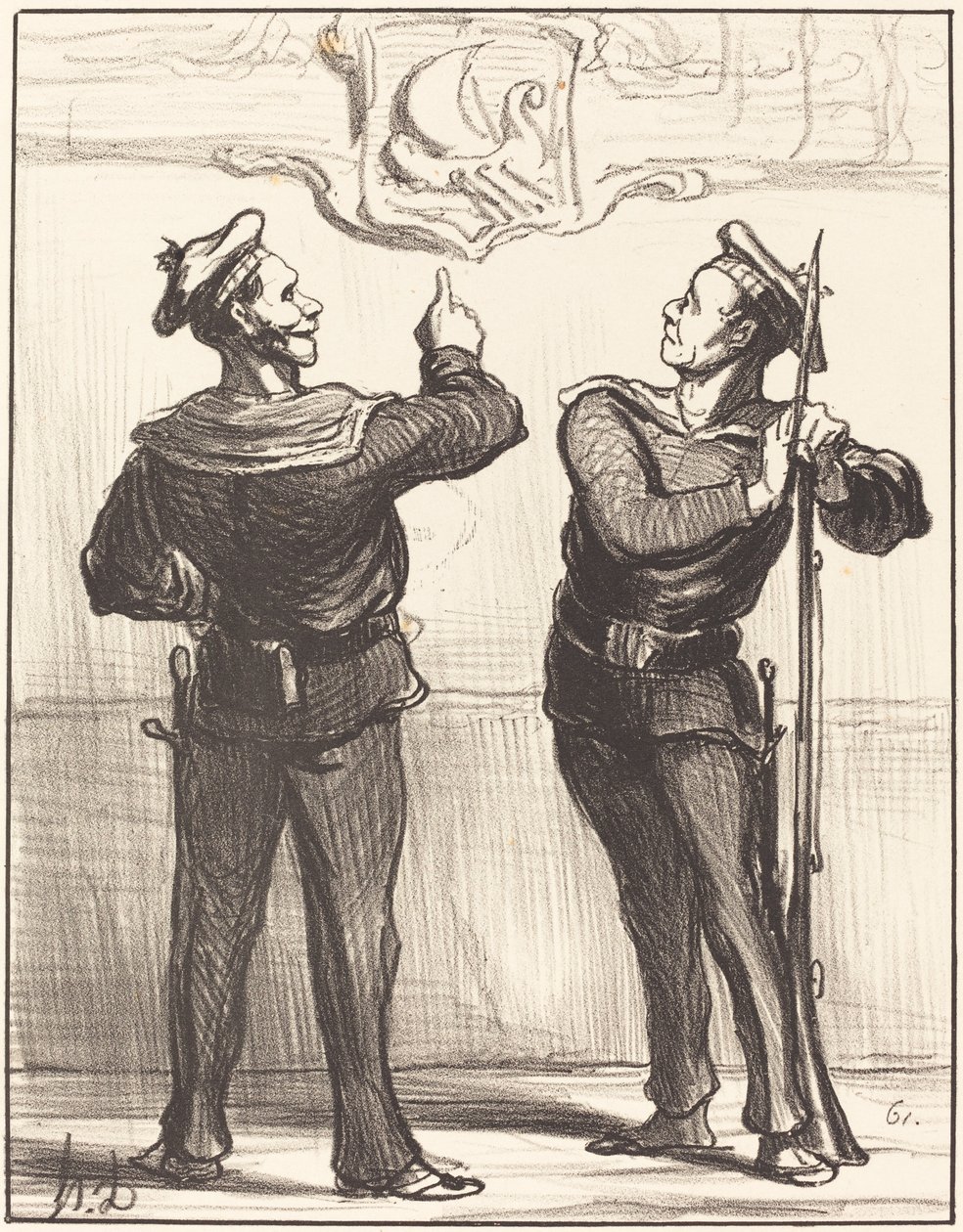 Vi skulle aldrig ha gissat... av Honoré Daumier