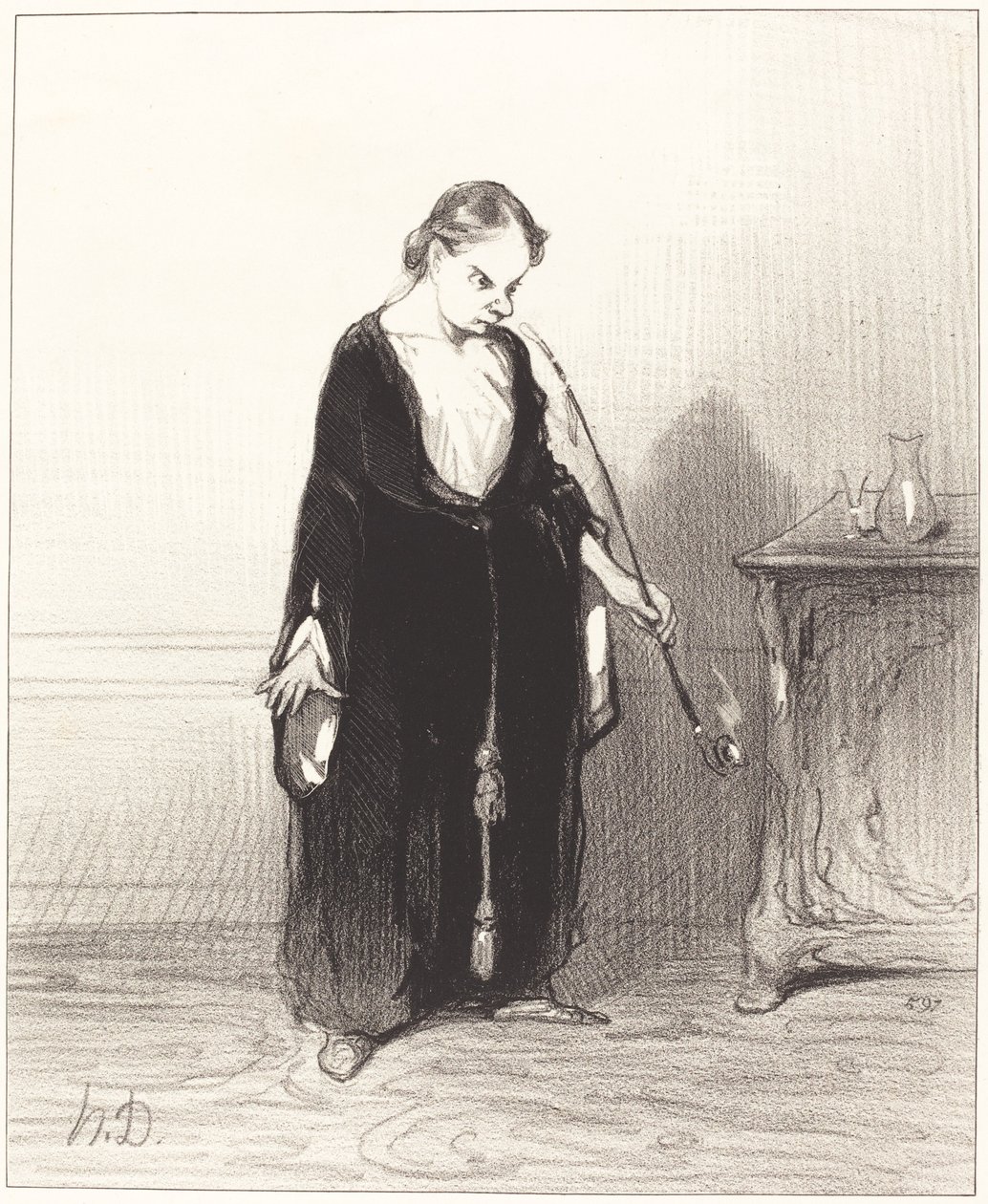 O nöje av opiumet som du förtjusar från mig!... av Honoré Daumier