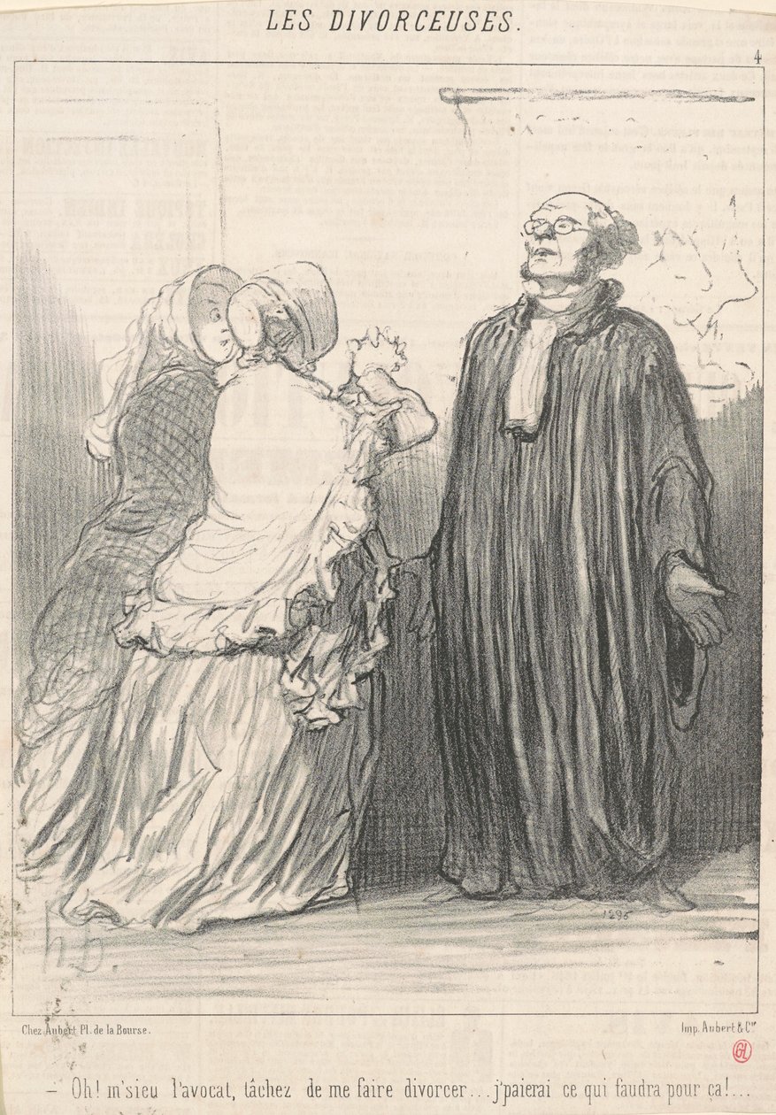 åh! Herr advokaten, försök att... av Honoré Daumier
