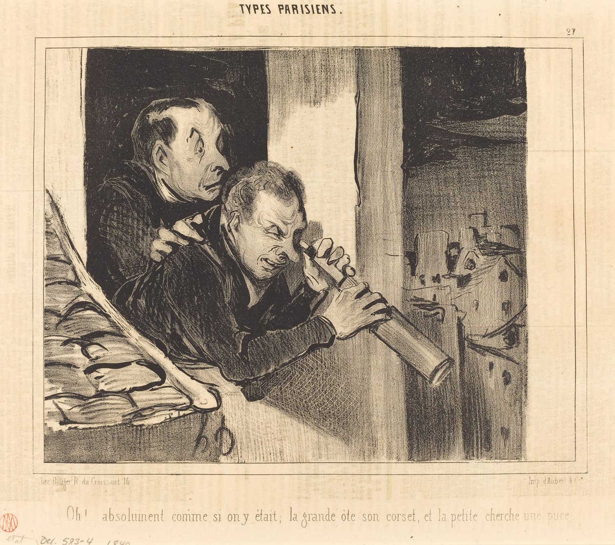 Åh!... absolut som om vi vore där; den stora... av Honoré Daumier