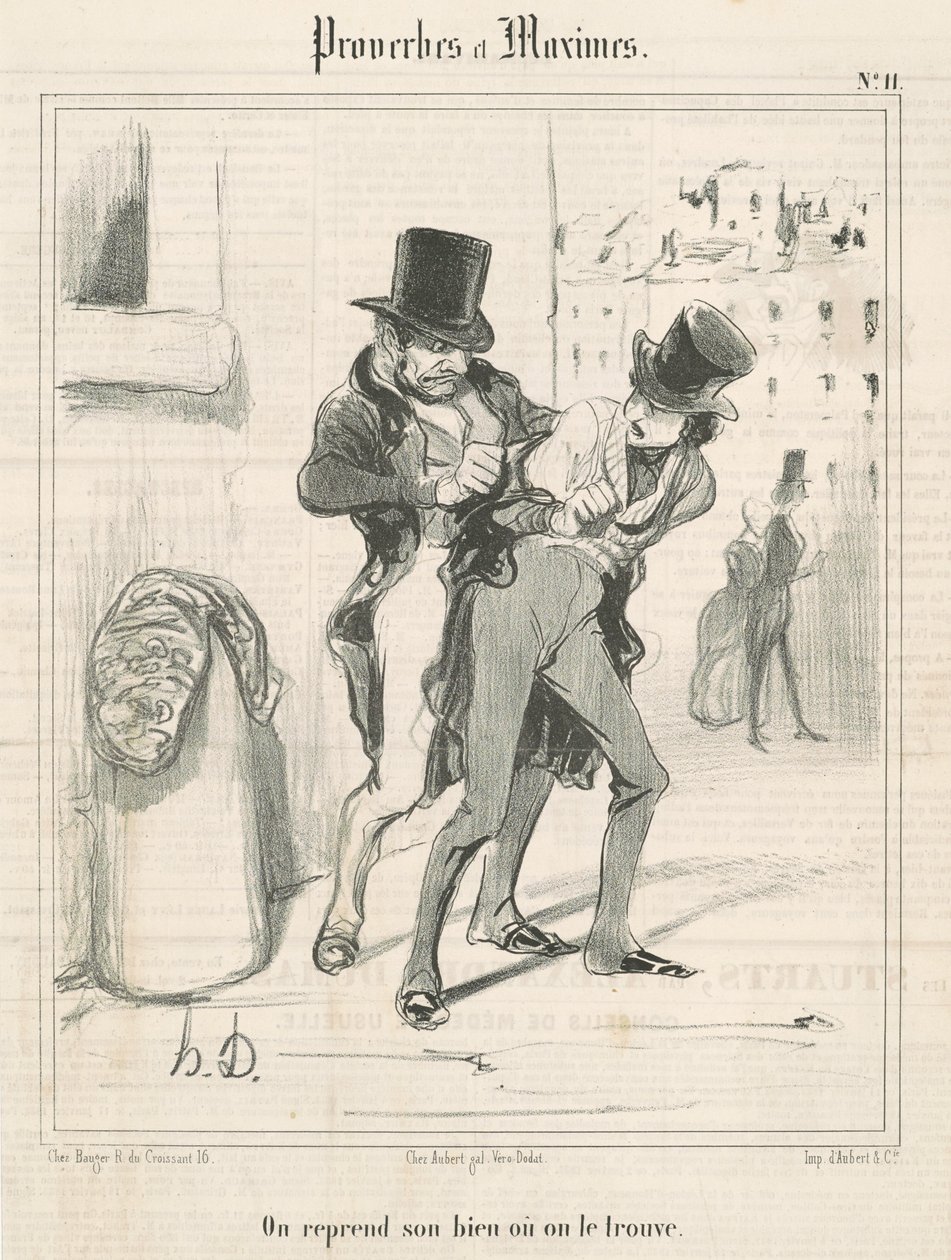 Vi tar tillbaka vår egendom eller så hittar vi den av Honoré Daumier