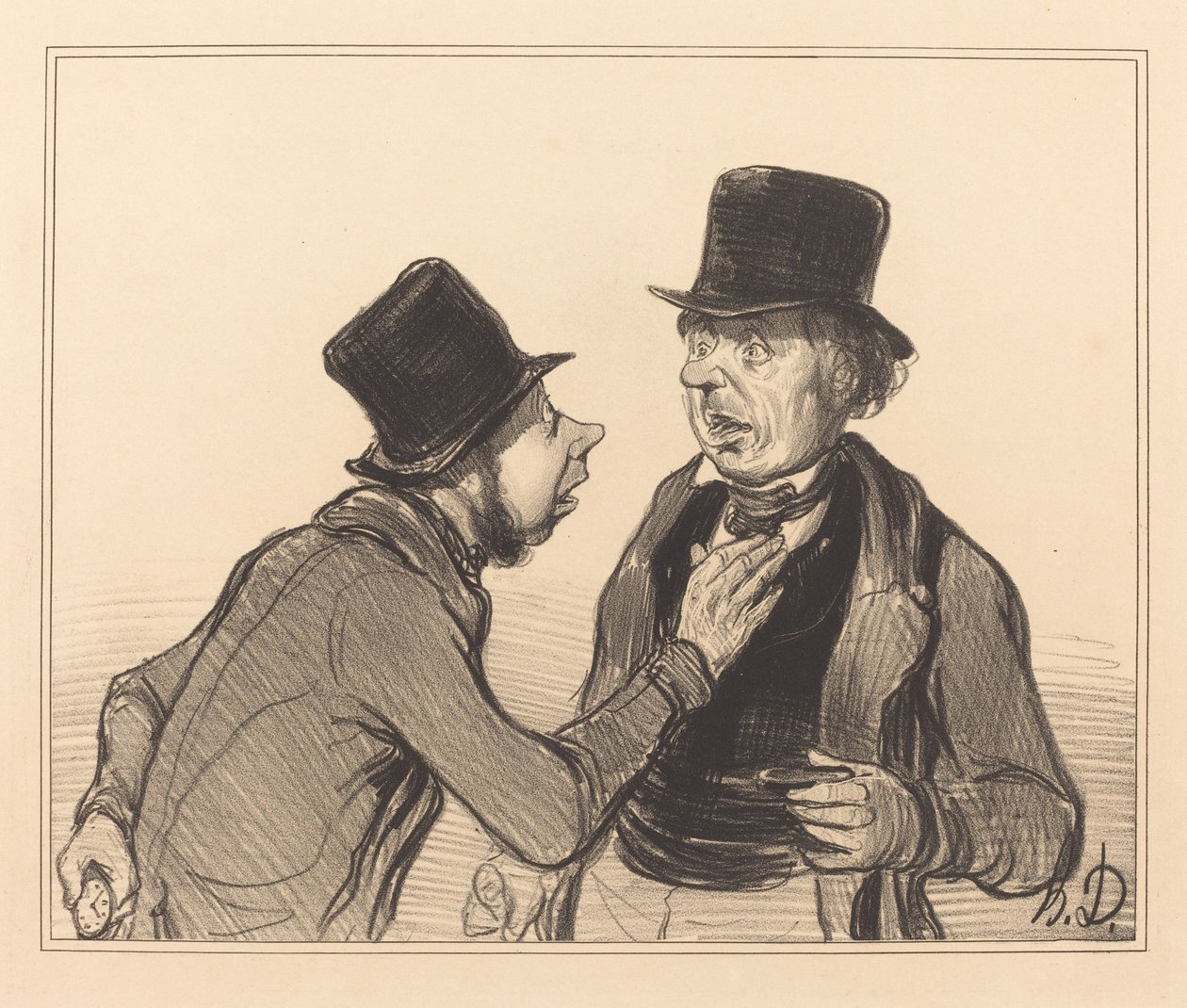 Ja sir, du är inte från Paris... av Honoré Daumier