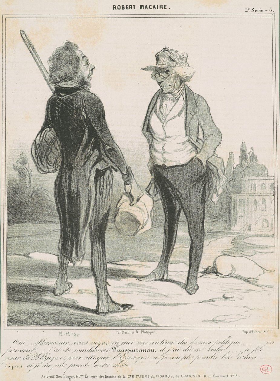 Ja sir, du ser mig som ett offer av Honoré Daumier
