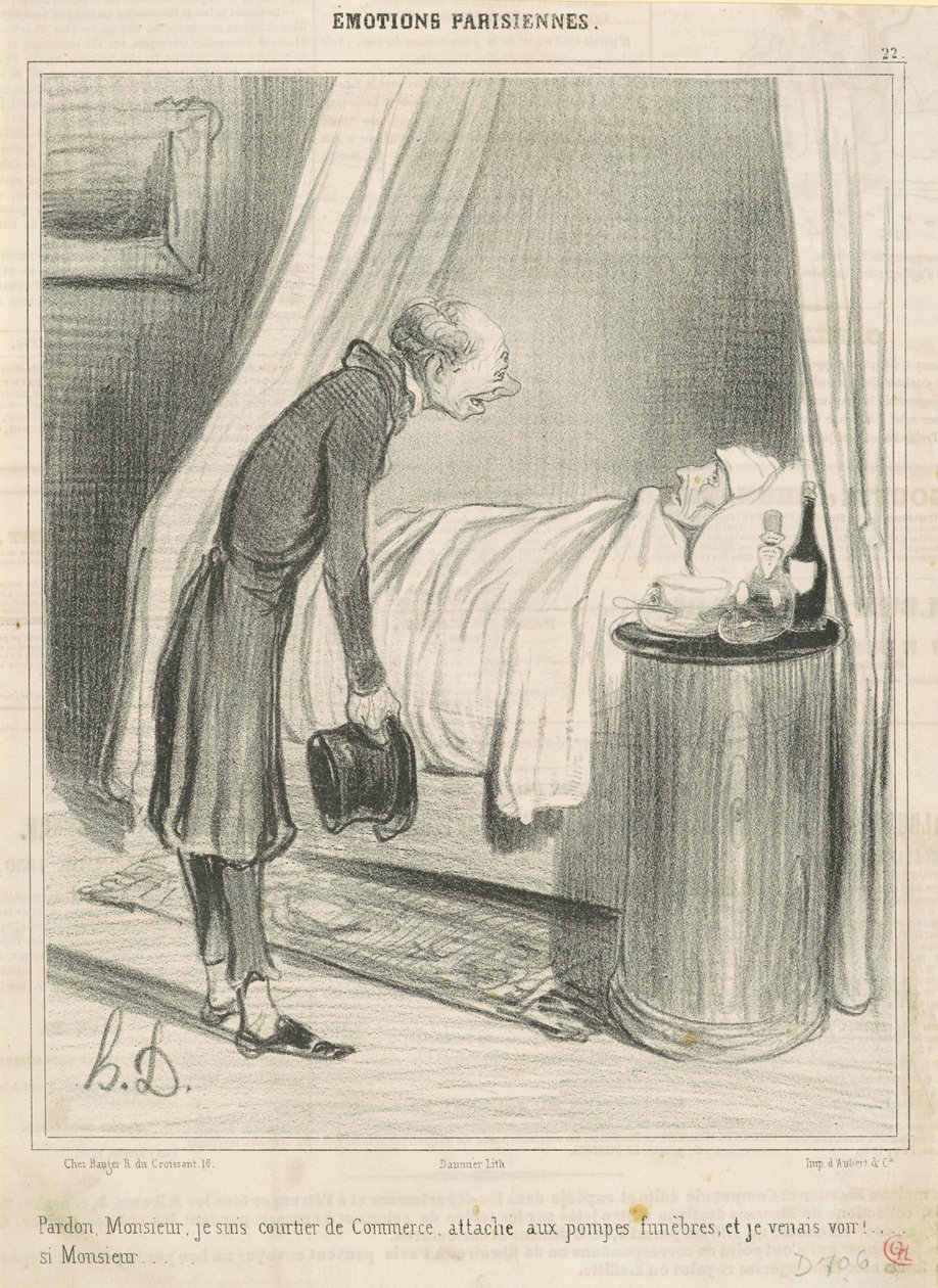 Förlåt...jag är en handelsmäklare... av Honoré Daumier
