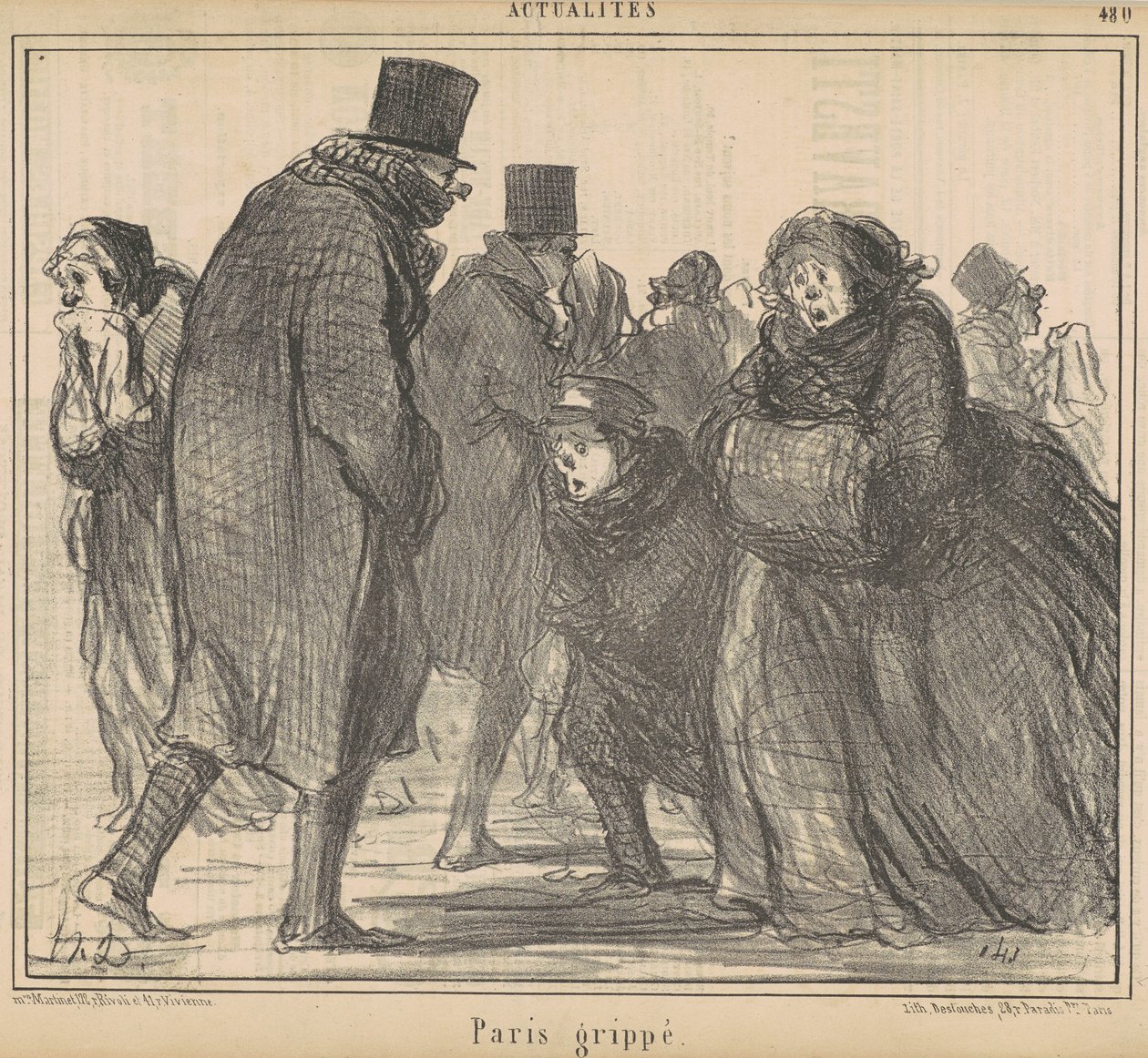 Paris grep av Honoré Daumier