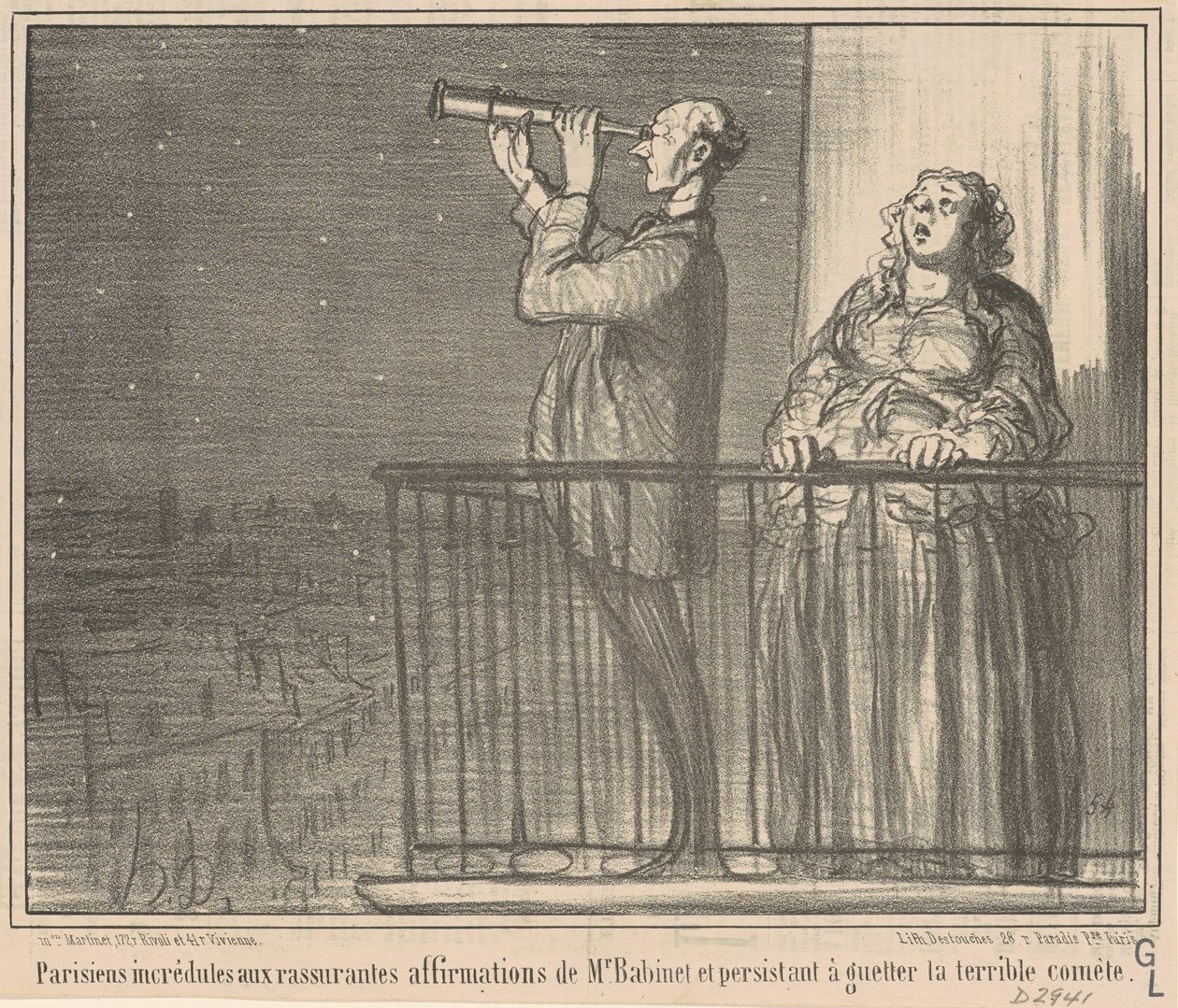Otroliga parisare... av Honoré Daumier