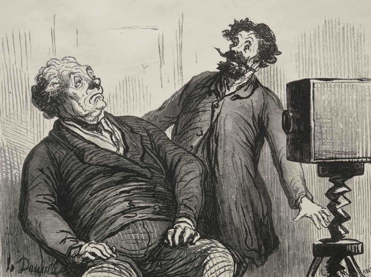 Fotograf och fotograferad av Honoré Daumier