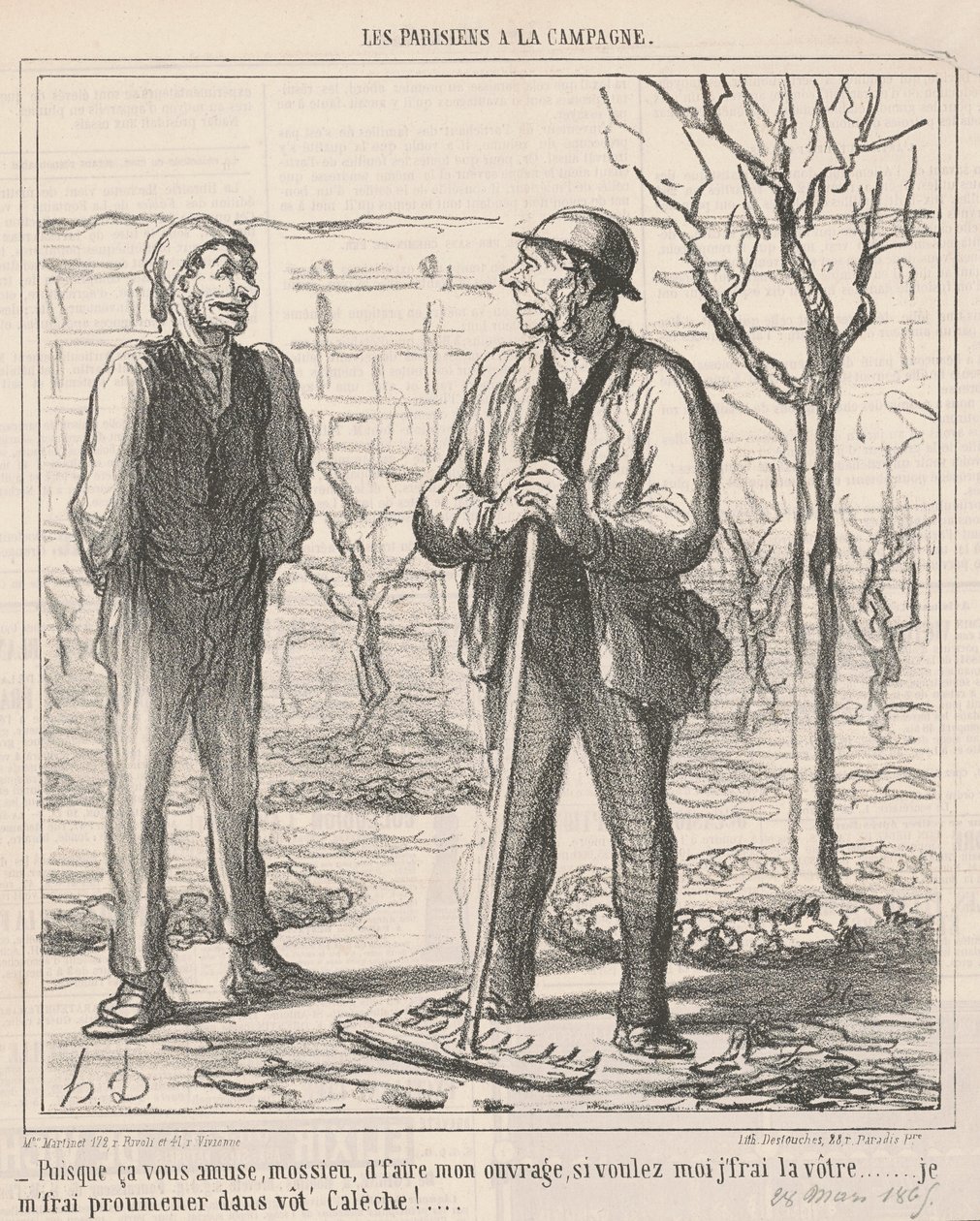 Antar att det roar dig... av Honoré Daumier