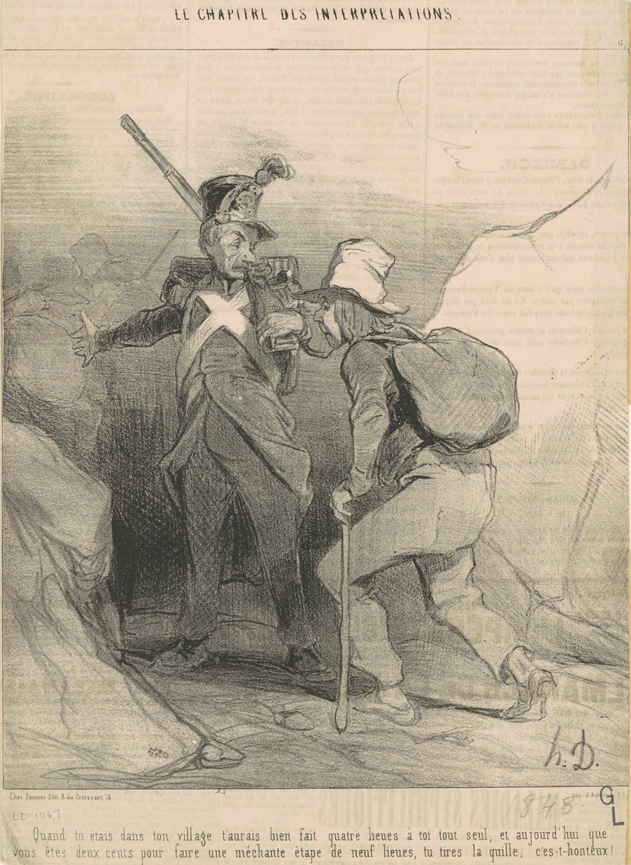 När du var i din by skulle du ha... av Honoré Daumier