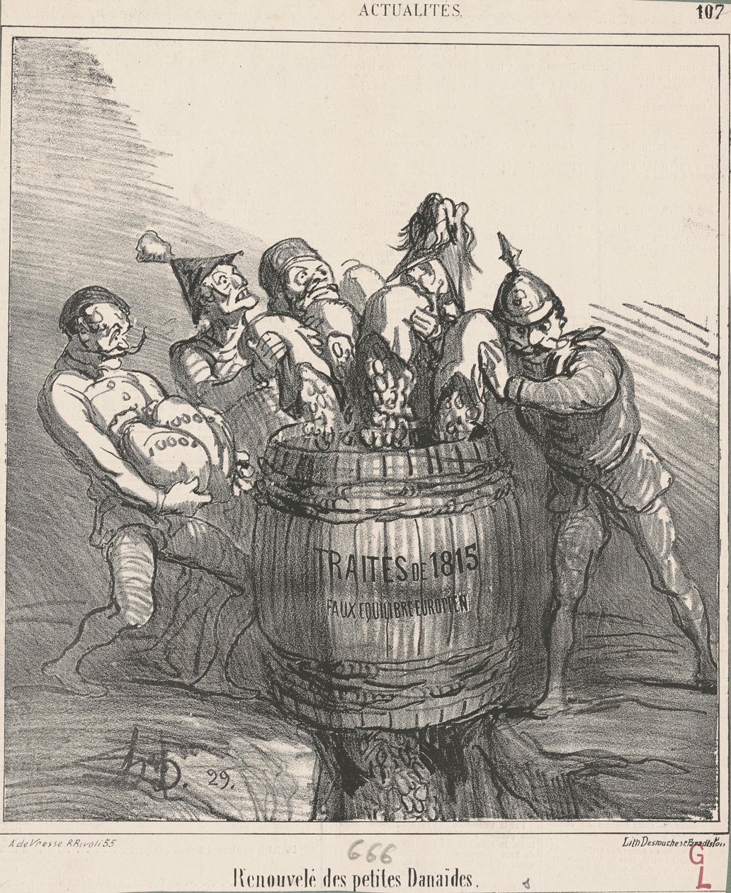 Förnyade små Danaides av Honoré Daumier