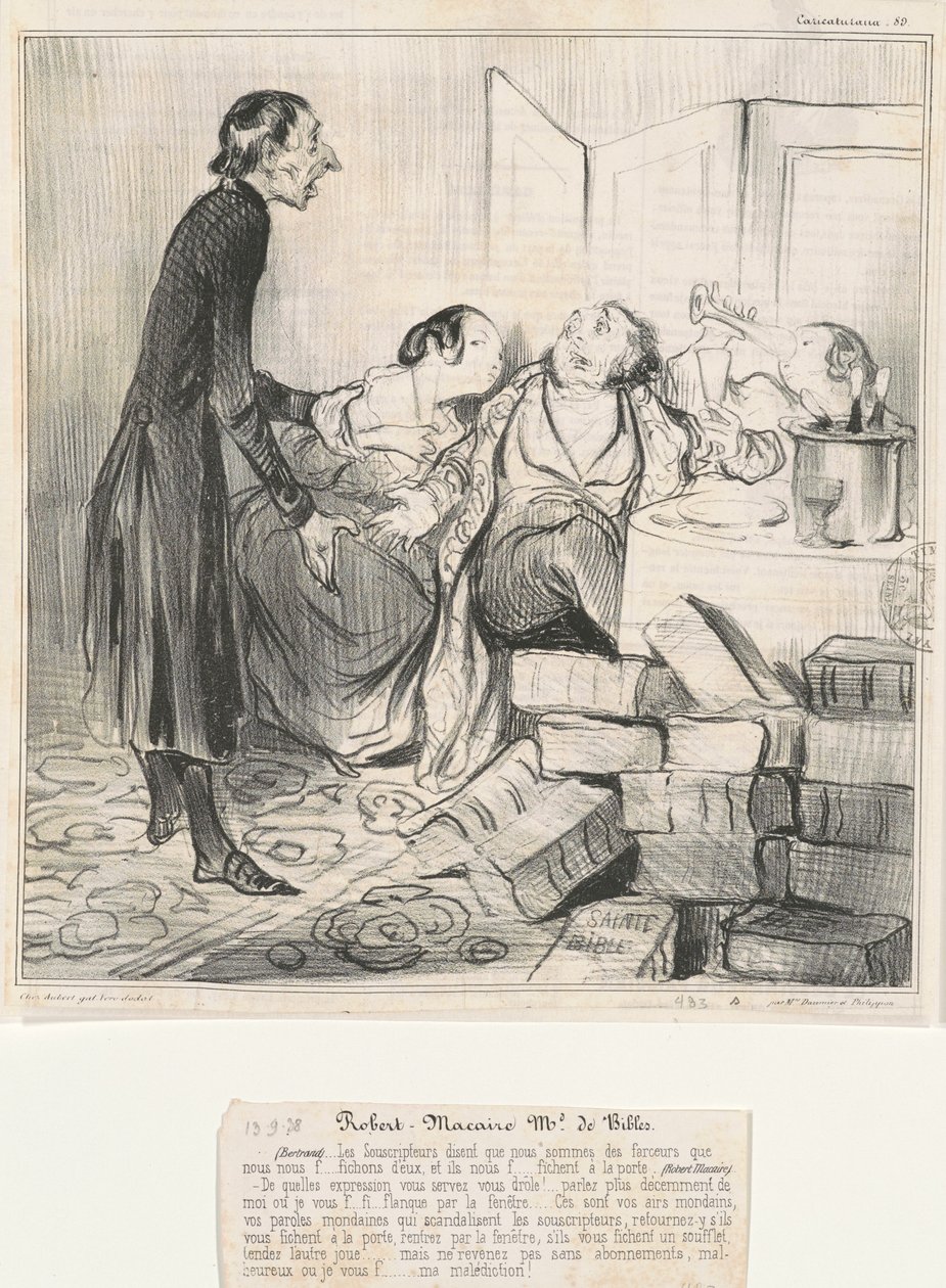Robert Macaire Md av Bibles av Honoré Daumier