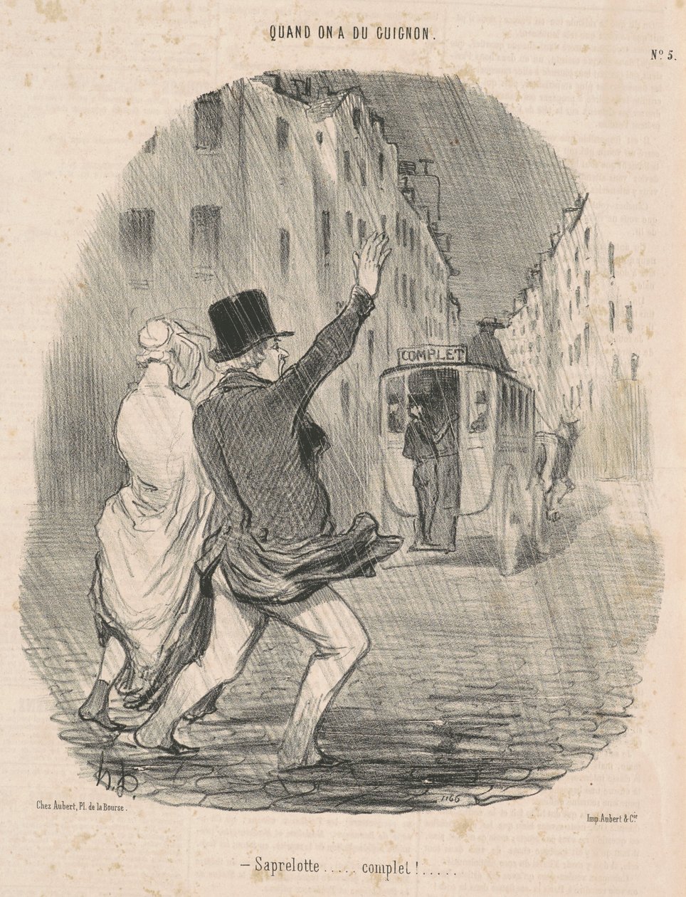 Saprelotte ... Komplett! ... av Honoré Daumier