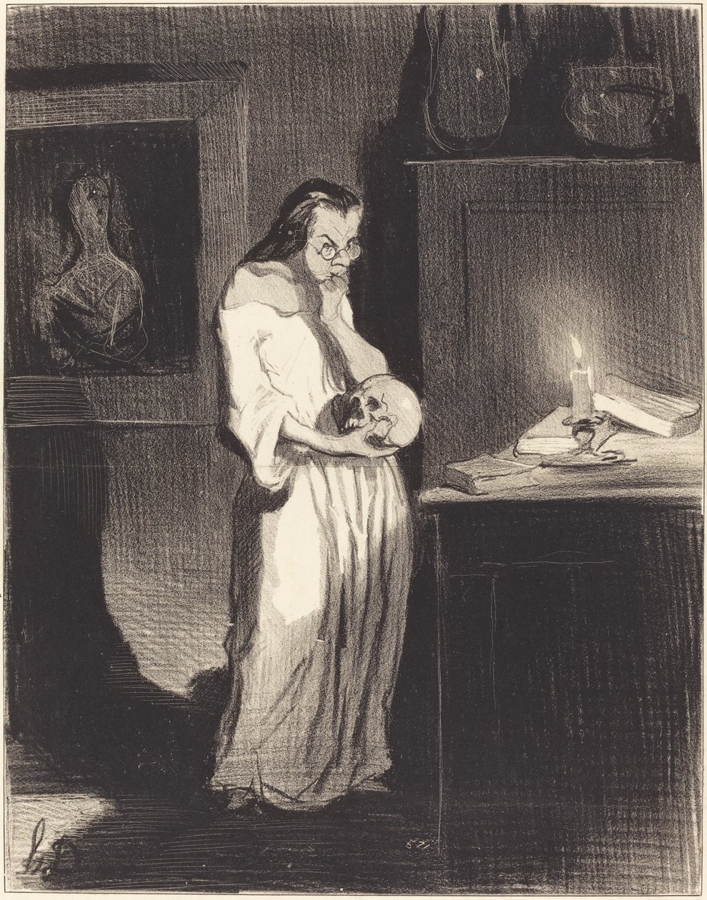 Ett jävla barnsligt tjafs!... av Honoré Daumier