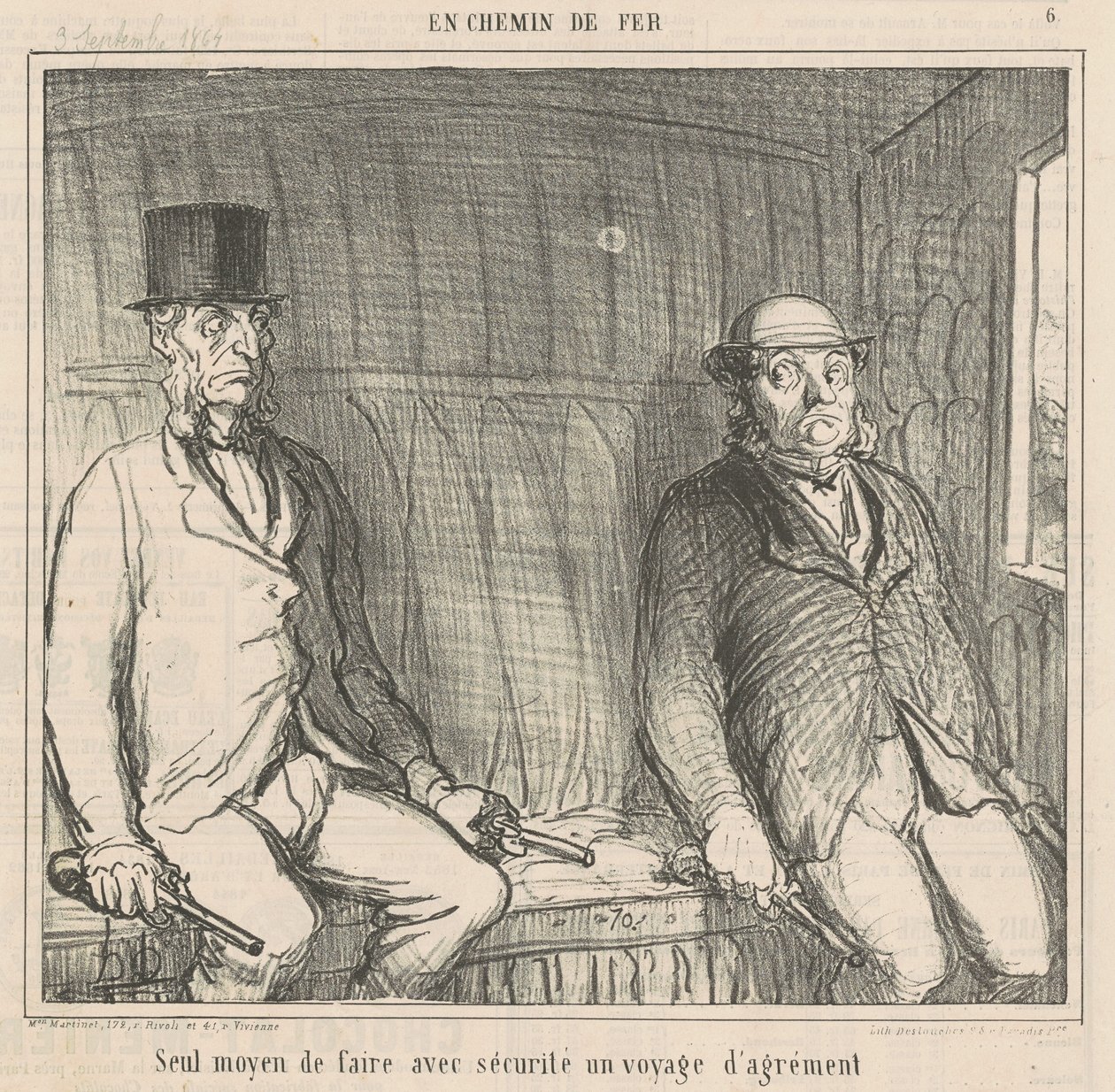 Enda sättet att göra det säkert av Honoré Daumier