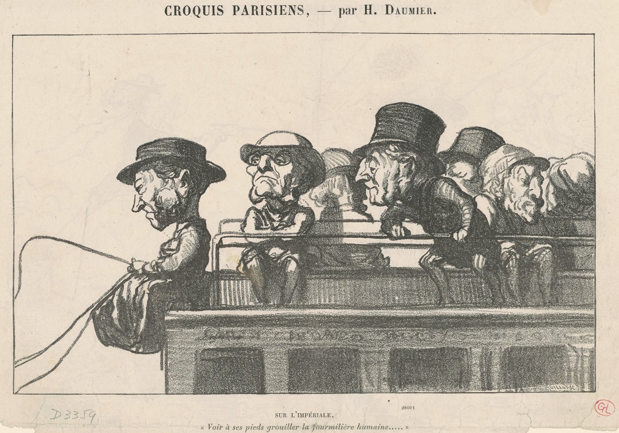 På det kejserliga av Honoré Daumier