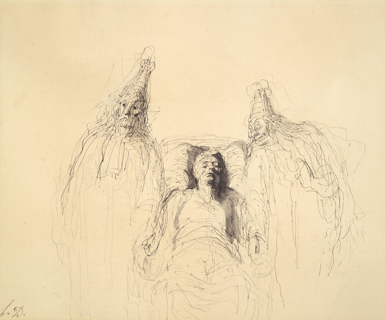 Den imaginära ogiltiga av Honoré Daumier