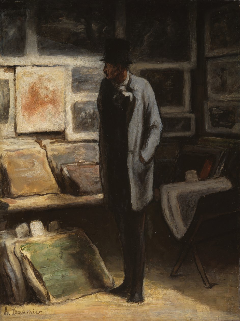 Trycksamlaren, c. 185763. av Honoré Daumier