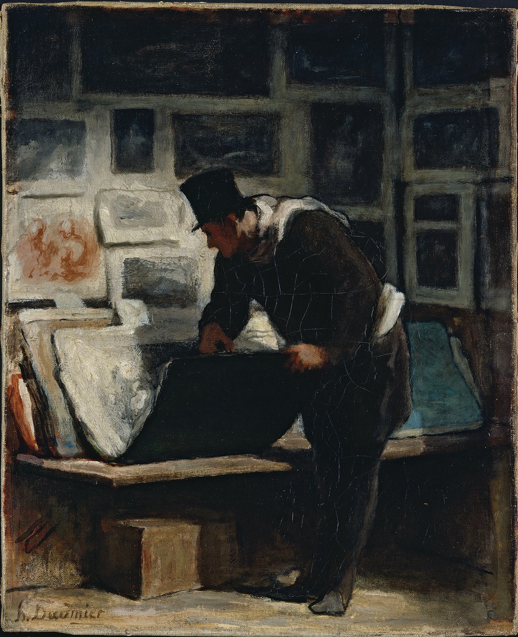 Trycksamlaren av Honoré Daumier