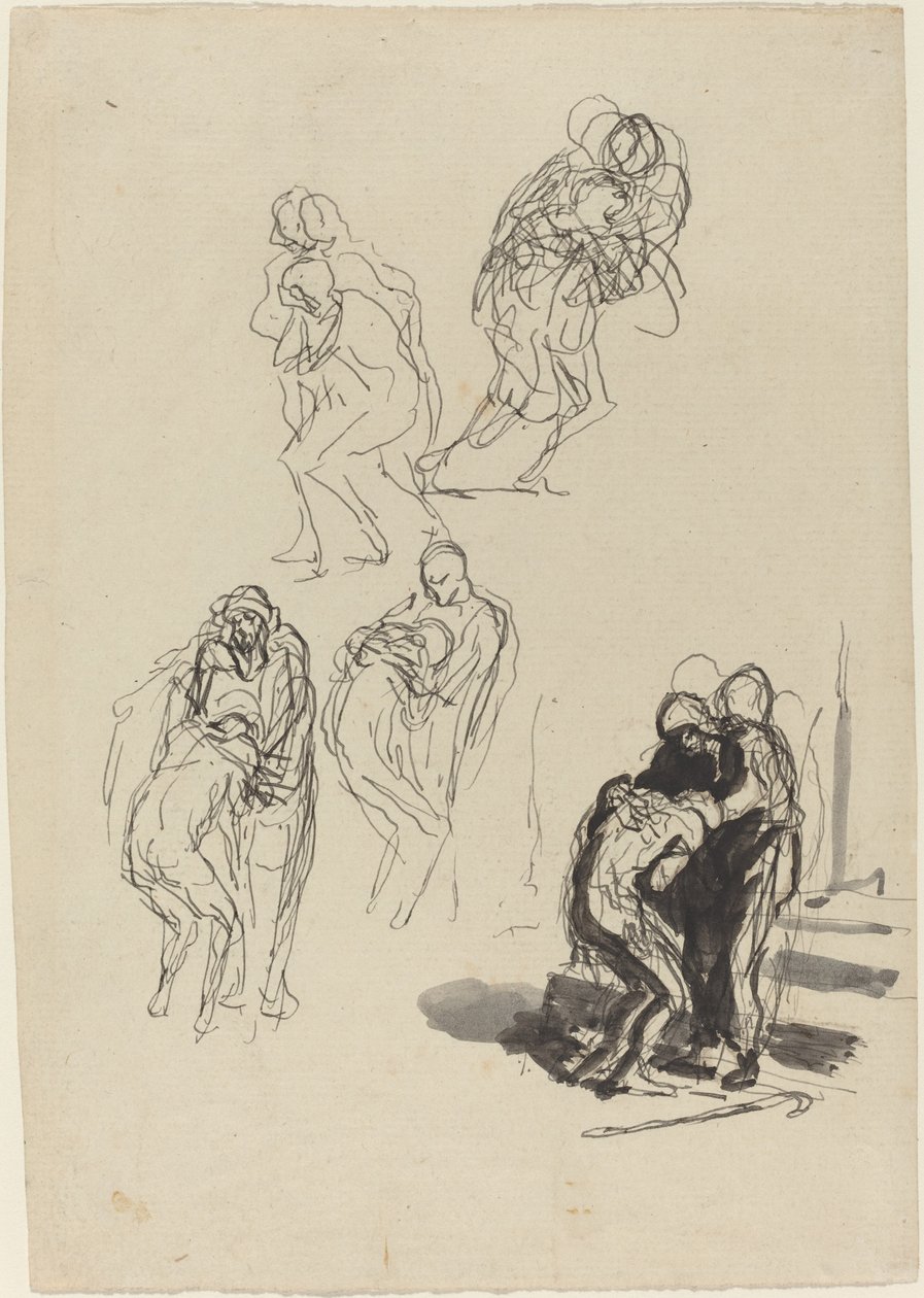 Den förlorade sonen av Honoré Daumier