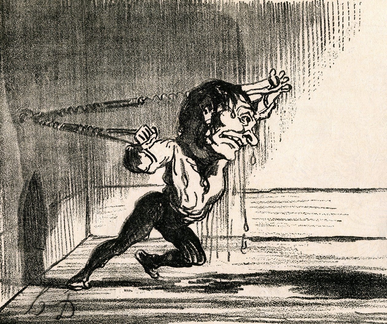 Människans förnyelse genom gymnastik av Honoré Daumier