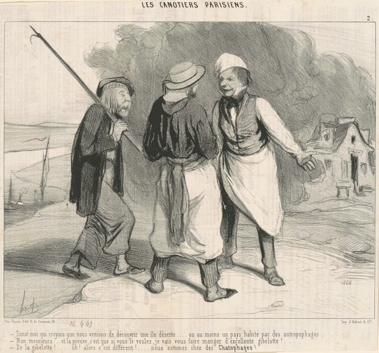 Ta! Jag trodde att vi precis hade upptäckt... av Honoré Daumier