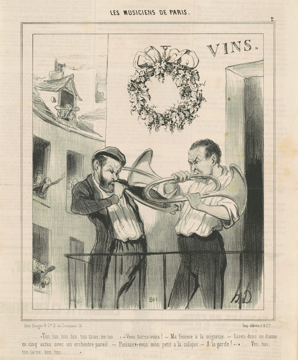 Din, din... din taine... av Honoré Daumier