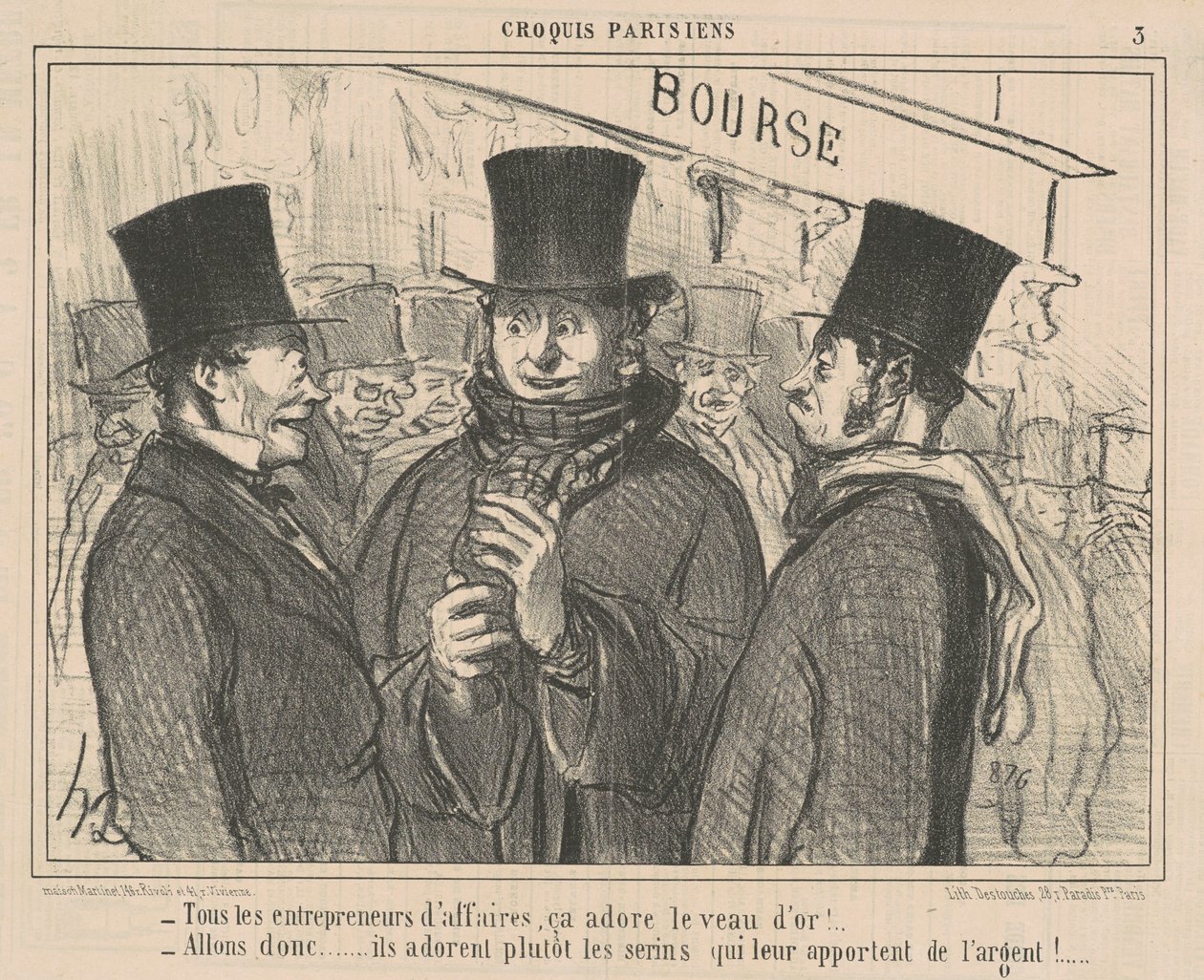 Alla företagare älskar det... av Honoré Daumier