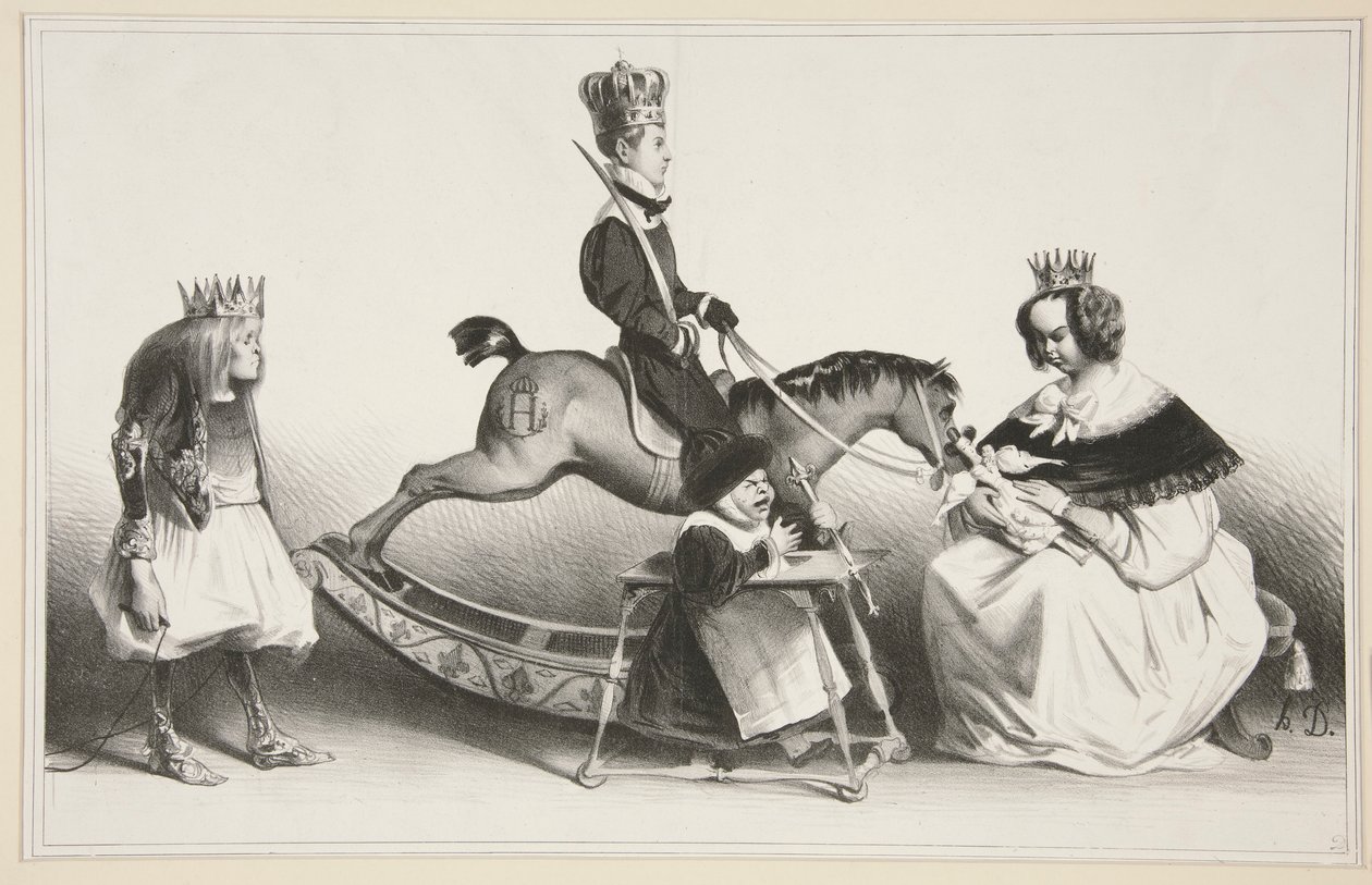 Mycket höga och mycket kraftfulla legitima senap och senap av Honoré Daumier