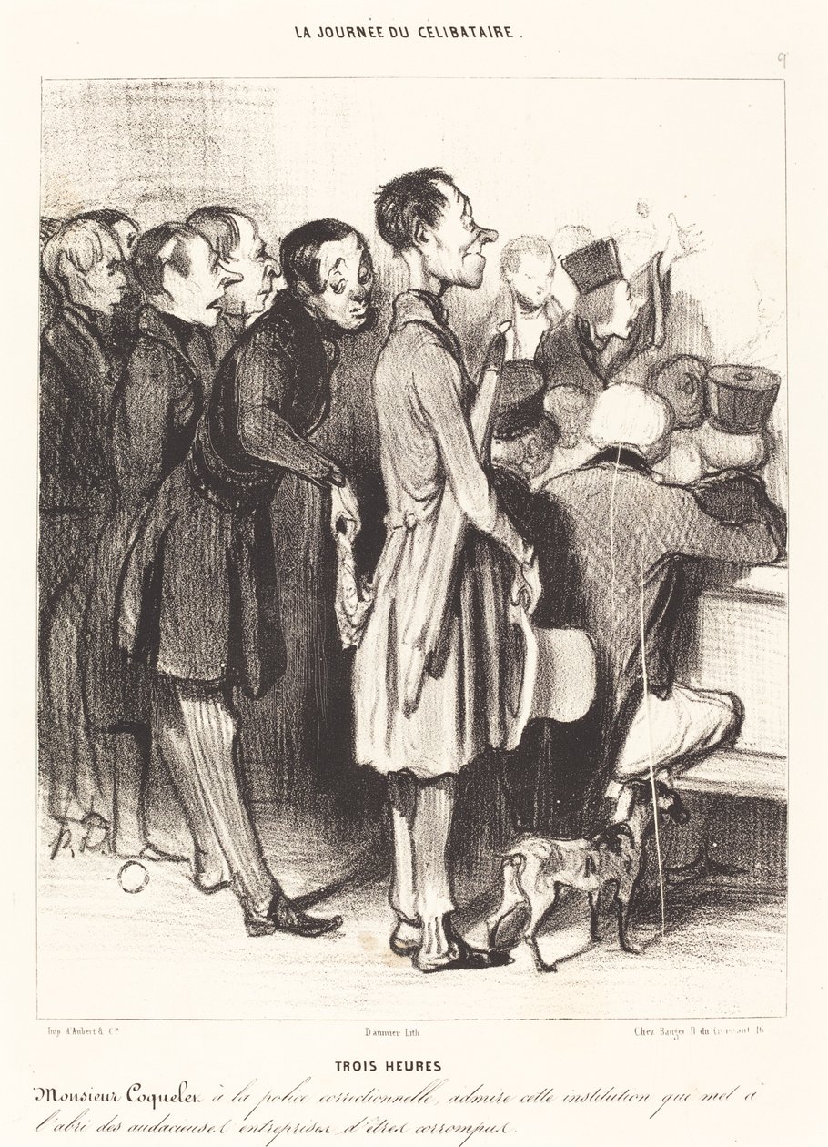 Tre timmar av Honoré Daumier