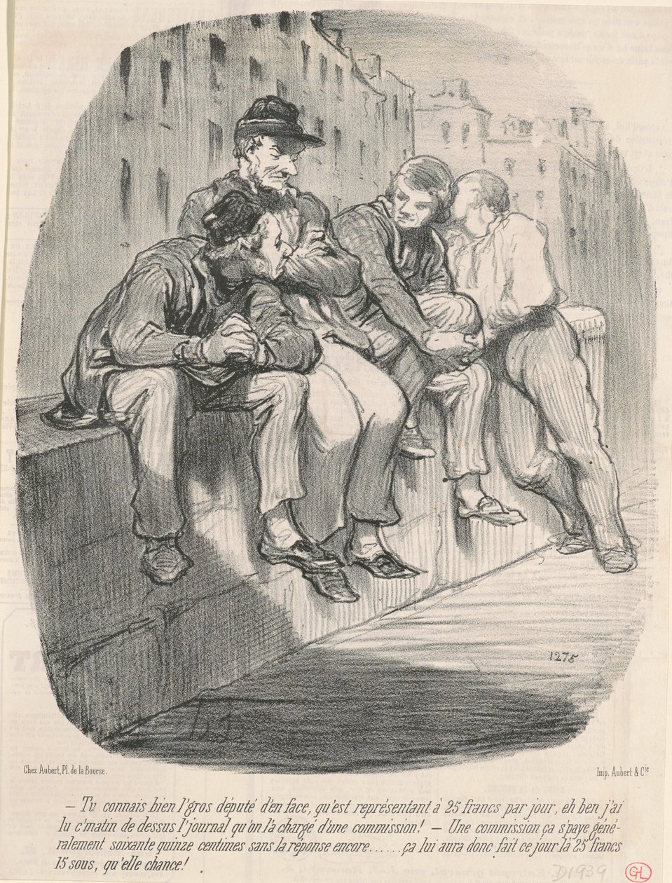 Du känner väl den feta riksdagsmannen mittemot... av Honoré Daumier