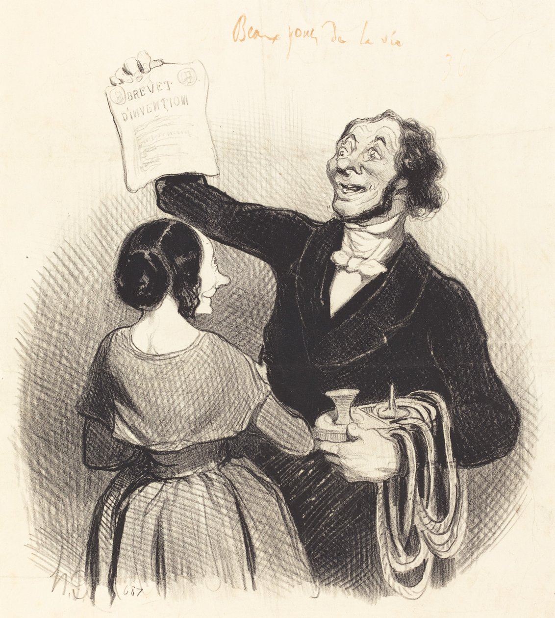 Ännu en stor man av Honoré Daumier