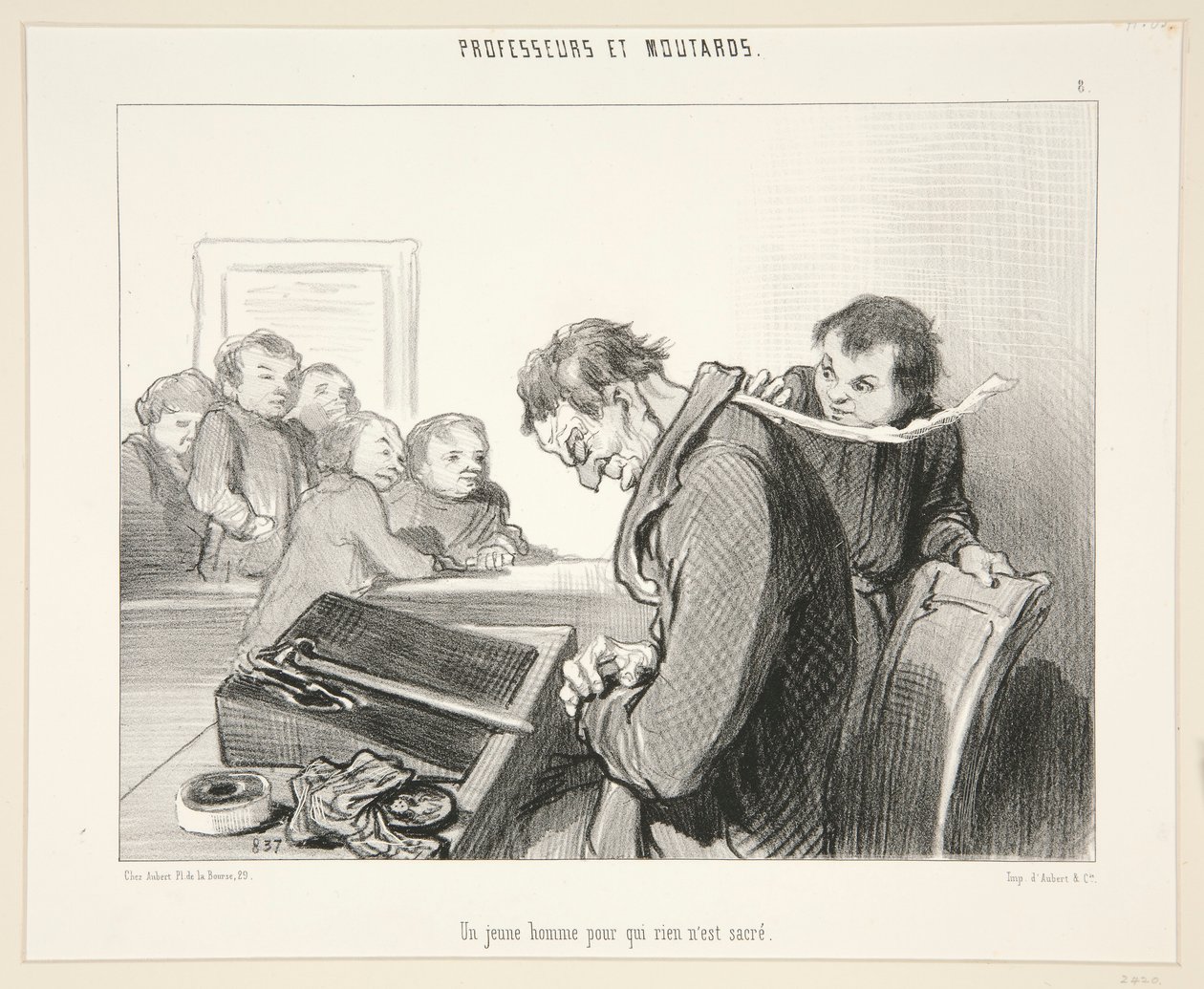 En ung man för vilken ingenting av Honoré Daumier