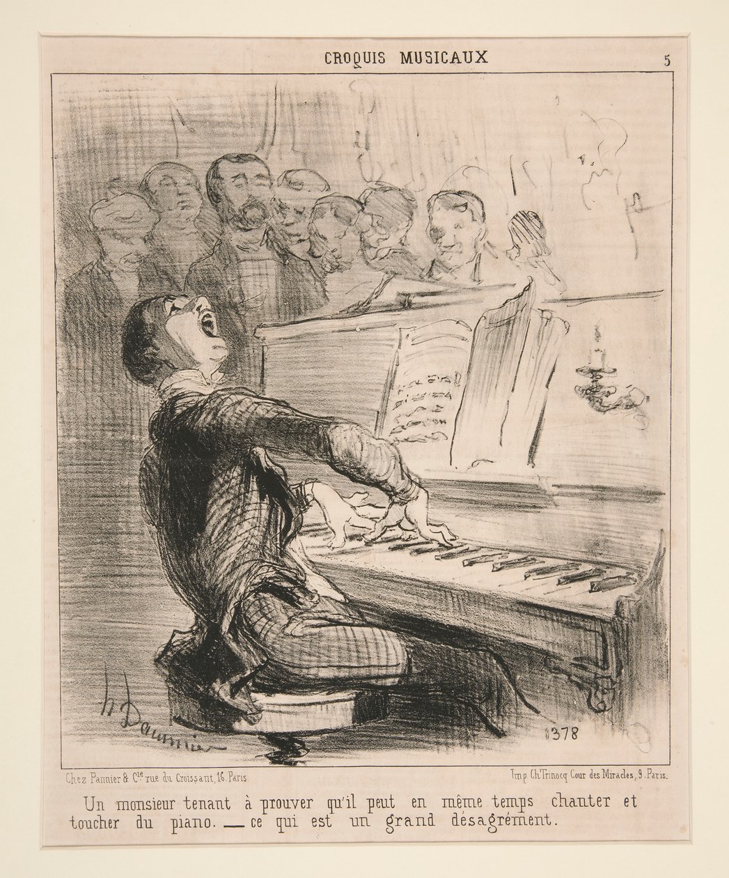 En gentleman som vill bevisa det av Honoré Daumier